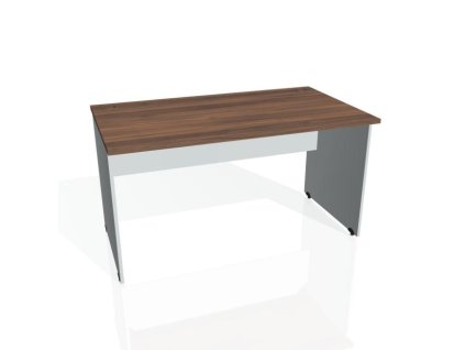 Pracovný stôl Gate, 140x75,5x80 cm, orech/sivý