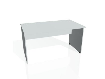 Pracovný stôl Gate, 140x75,5x80 cm, sivý/sivý