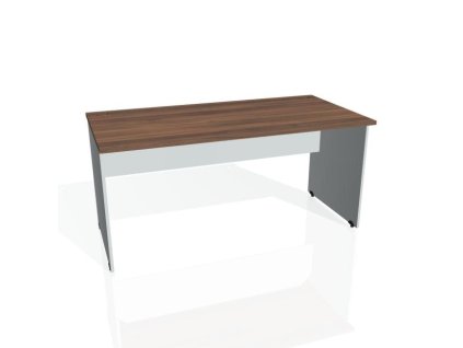 Pracovný stôl Gate, 160x75,5x80 cm, orech/sivý