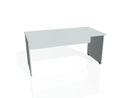 Pracovný stôl Gate, 160x75,5x80 cm, sivý/sivý