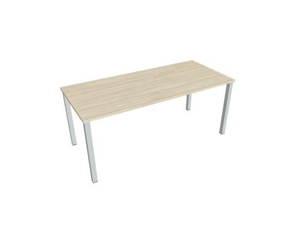 Pracovný stôl Uni, 180x75,5x80 cm, agát/sivá