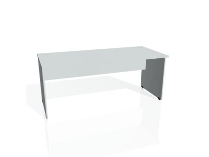 Pracovný stôl Gate, 180x75,5x80 cm, sivý/sivý