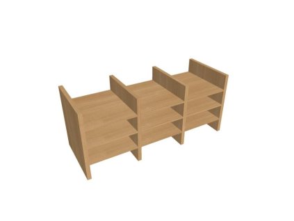 Spisová vložka Strong, univerzálna, 33x76,2x29 cm, dub