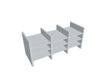 Spisová vložka Strong, univerzálna, 33x76,2x29 cm, sivá