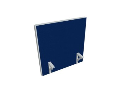 Paraván na hranu stola Akustik, 60 cm, modrý