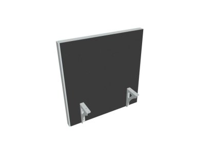 Paraván na hranu stola Akustik, 60 cm, antracit