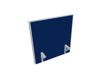 Paraván na hranu stola Akustik, 60 cm, modrý