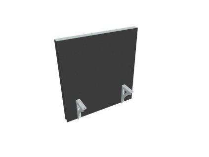 Paraván na hranu stola Akustik, 60 cm, antracit