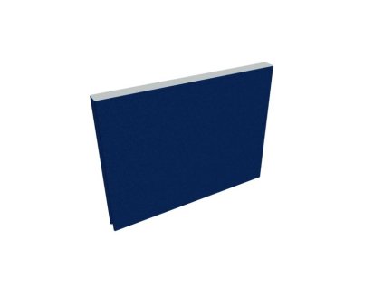 Paraván na plochu stola Akustik, 60 cm, modrý