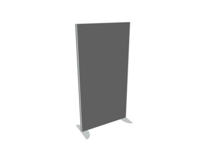 Priečkový paraván Akustik, 80x156,5 cm, sv.sivý