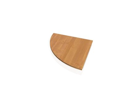 Doplnkový stôl Gate, ľavý, 80x80 cm, jelša