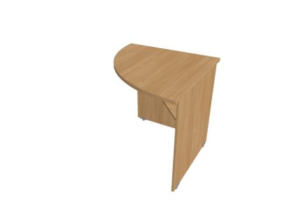 Doplnkový stôl Gate, 80x75,5x80 cm, dub/dub