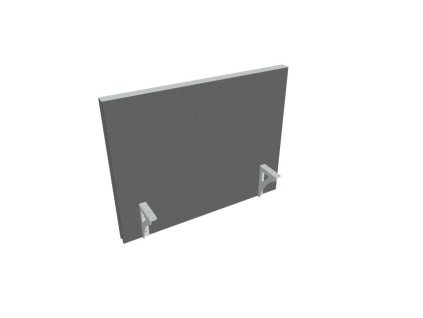 Paraván na hranu stola Akustik, 80 cm, sv.sivý