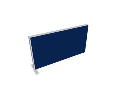 Paraván na plochu stola Akustik, 80 cm, modrý