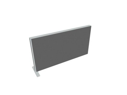 Paraván na plochu stola Akustik, 80 cm, sv.sivý