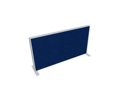 Paraván na plochu stola Akustik, 80 cm, modrý