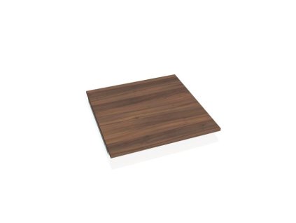 Doplnkový stôl Gate, 80x80 cm, orech