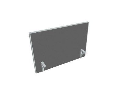 Paraván na hranu stola Akustik, 90 cm, sv.sivý