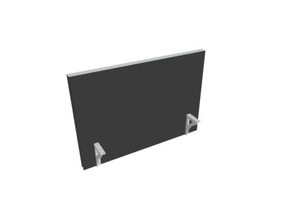 Paraván na hranu stola Akustik, 90 cm, antracit