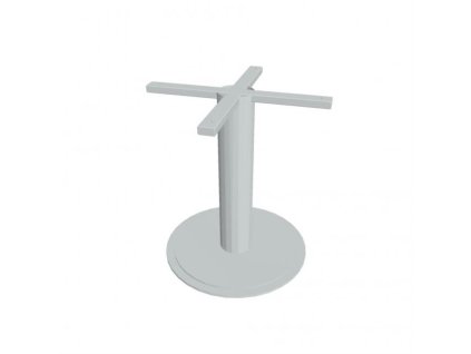 Centrálna noha Hobis, v. 52,5 cm, kruhová, sivá