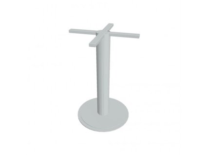 Centrálna noha Hobis, v. 73 cm, kruhová, sivá