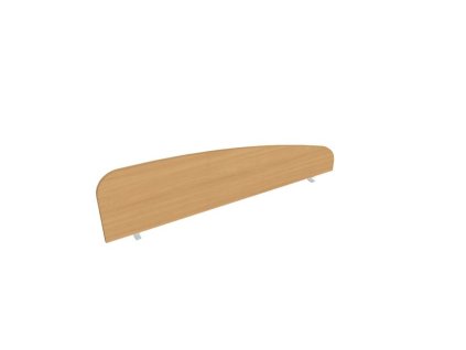 Paraván Hobis na hranu stola, oblý, 160 cm, buk
