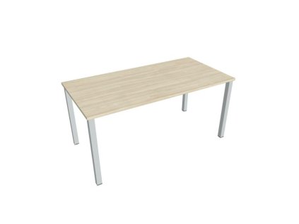 Rokovací stôl Uni, 160x75,5x80 cm, agát/sivá