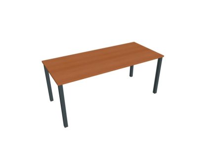 Rokovací stôl Uni, 180x75,5x80 cm, čerešňa/čierna