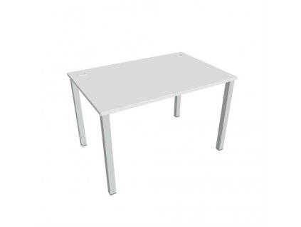 Pracovný stôl Uni, 120x75,5x80 cm, biela/sivá