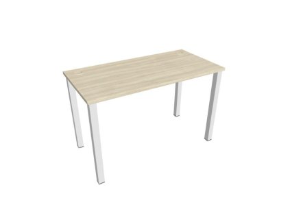 Pracovný stôl Uni, 120x75,5x60 cm, agát/biela