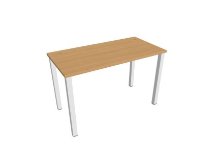 Pracovný stôl Uni, 120x75,5x60 cm, buk/biela