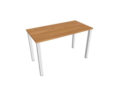 Pracovný stôl Uni, 120x75,5x60 cm, jelša/biela