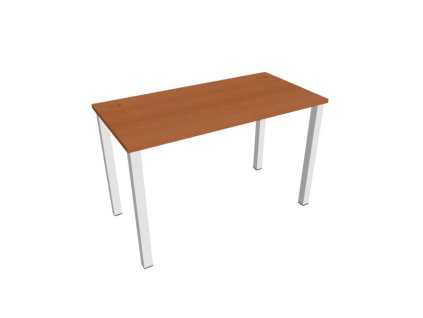 Pracovný stôl Uni, 120x75,5x60 cm, čerešňa/biela