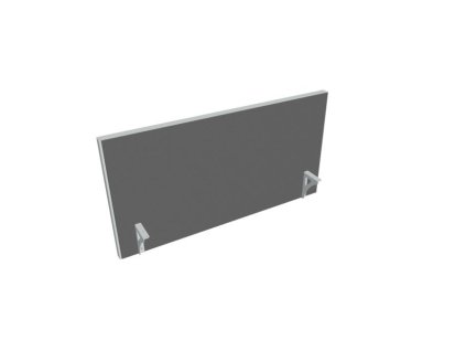 Paraván na hranu stola Akustik, 120 cm, sv.sivý