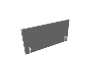 Paraván na hranu stola Akustik, 120 cm, sv.sivý