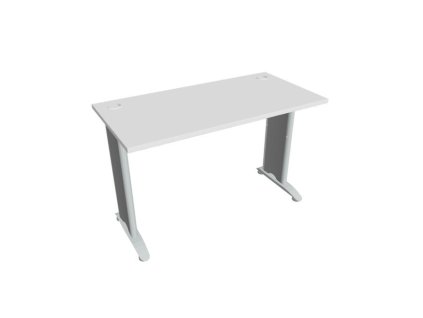 Pracovný stôl Flex, 120x75,5x60 cm, biely/kov