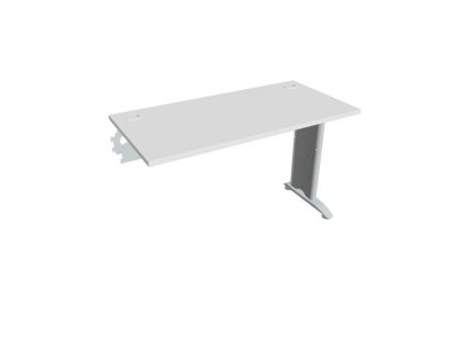 Pracovný stôl Flex, 120x75,5x60 cm, biely/kov