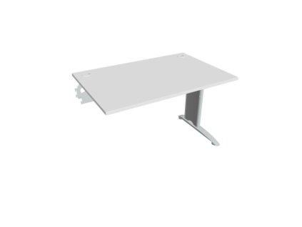 Pracovný stôl Flex, 120x75,5x80 cm, biely/kov