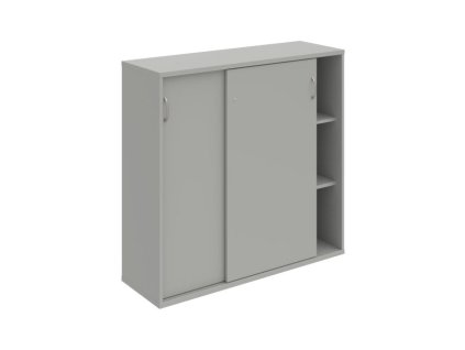 Policová skriňa Strong, 120x115,2x40 cm, sivá/sivá