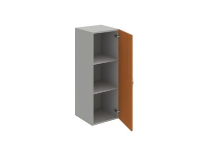 Policová skriňa Drive, 40x111x42 cm, čerešňa/sivá