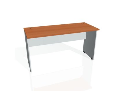 Pracovný stôl Gate, 140x75,5x60 cm, čerešňa/sivý