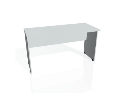 Pracovný stôl Gate, 140x75,5x60 cm, sivý/sivý