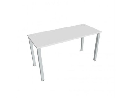 Pracovný stôl Uni, 140x75,5x60 cm, biela/sivá