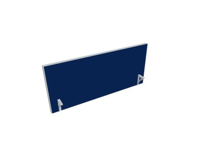 Paraván na hranu stola Akustik, 140 cm, modrý