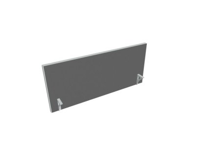 Paraván na hranu stola Akustik, 140 cm, sv.sivý