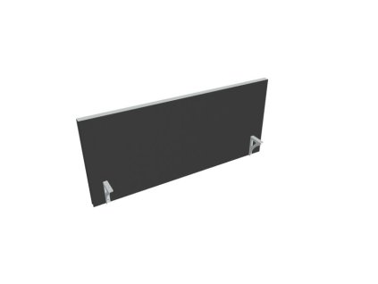 Paraván na hranu stola Akustik, 140 cm, antracit