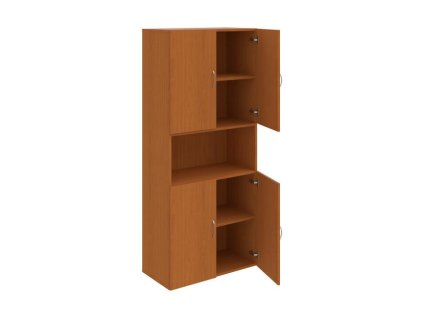 Policová skriňa Drive, 80x185x42 cm, čerešňa/čerešňa