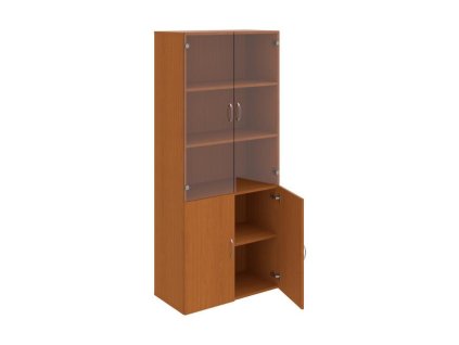 Policová skriňa Drive, 80x185x42 cm, čerešňa/čerešňa