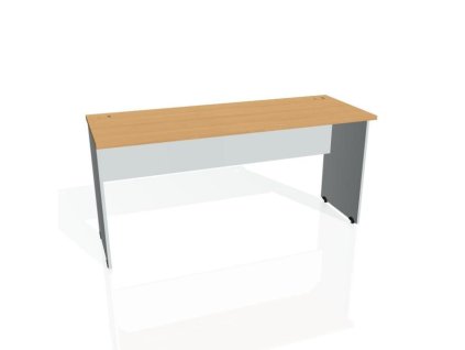 Pracovný stôl Gate, 160x75,5x60 cm, buk/sivý
