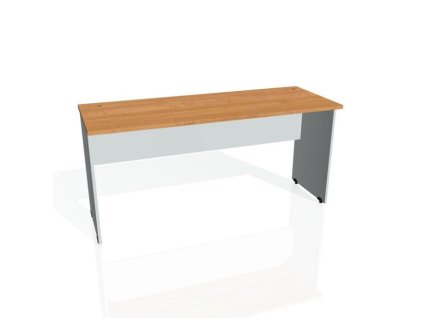 Pracovný stôl Gate, 160x75,5x60 cm, jelša/sivý